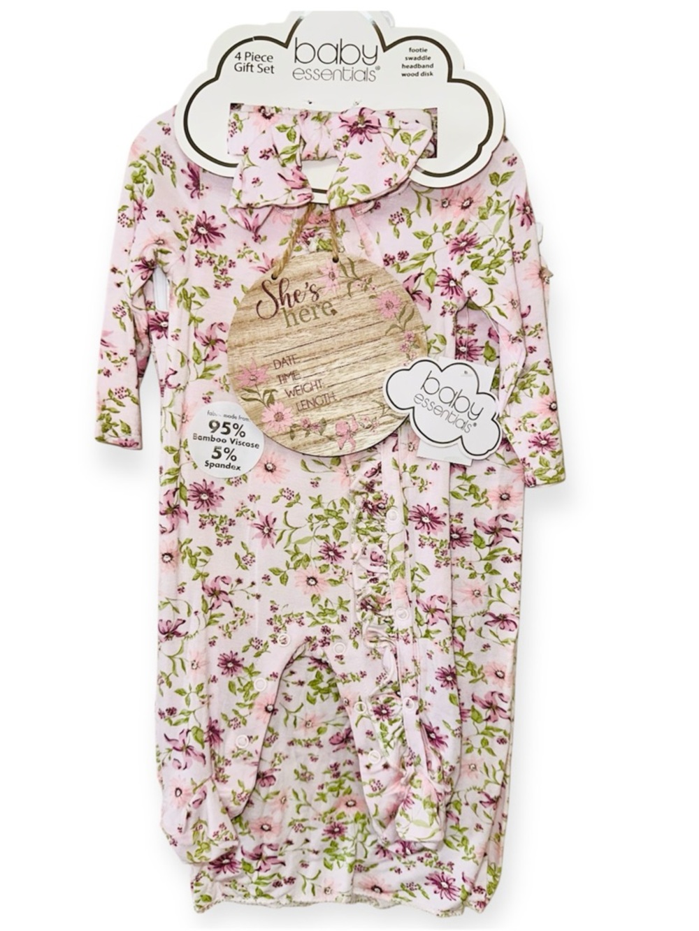 NWT 4pc Bamboo Take Me Home Baby Set